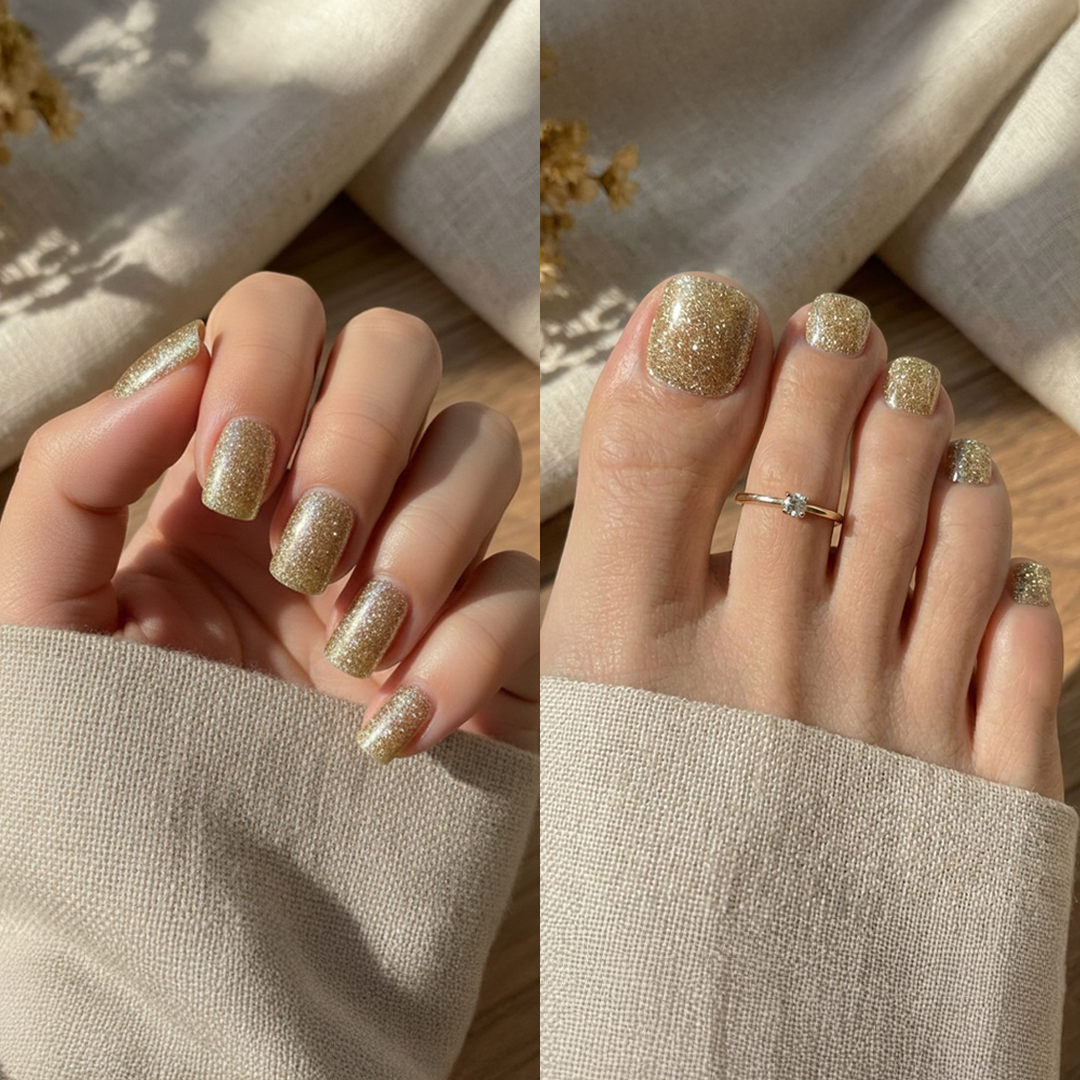 Gold Rush Mani & Pedi (Bundle & Save)