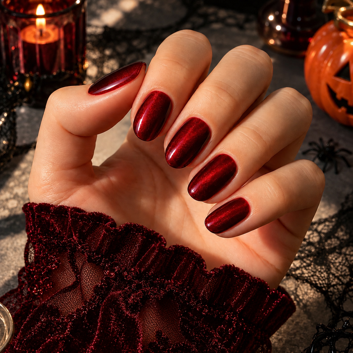 'Ruby' Gel Nail Stickers