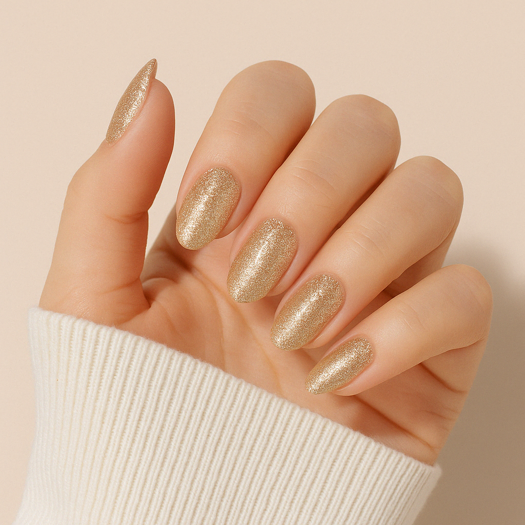 'Gold Rush' Gel-Nagel-Sticker