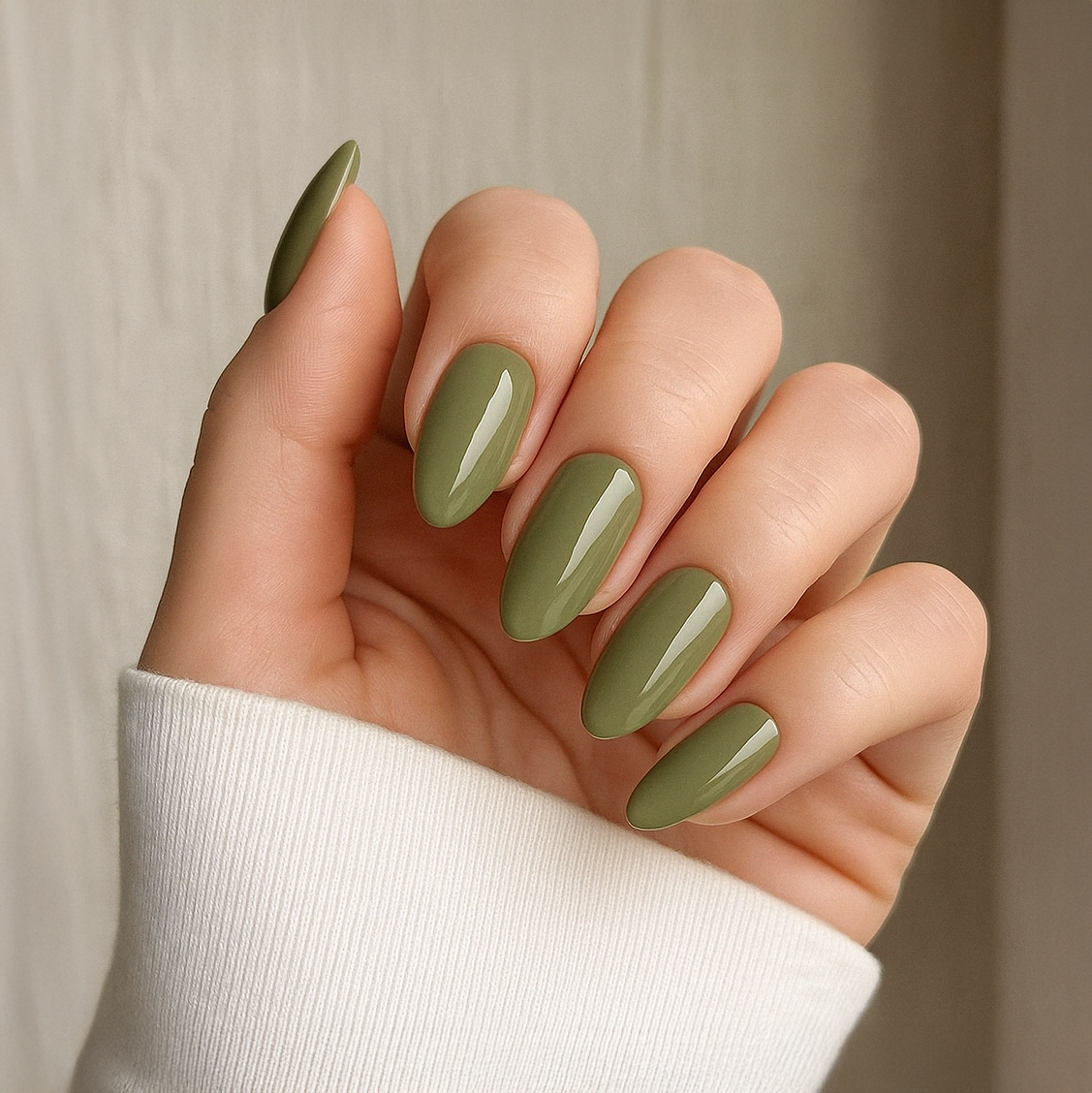 'Green Tea' Gel Nail Stickers