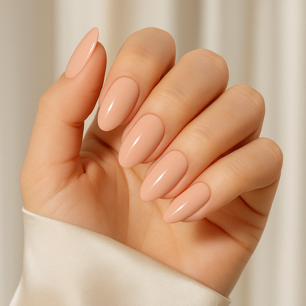'Peachy' Gel Nail Stickers