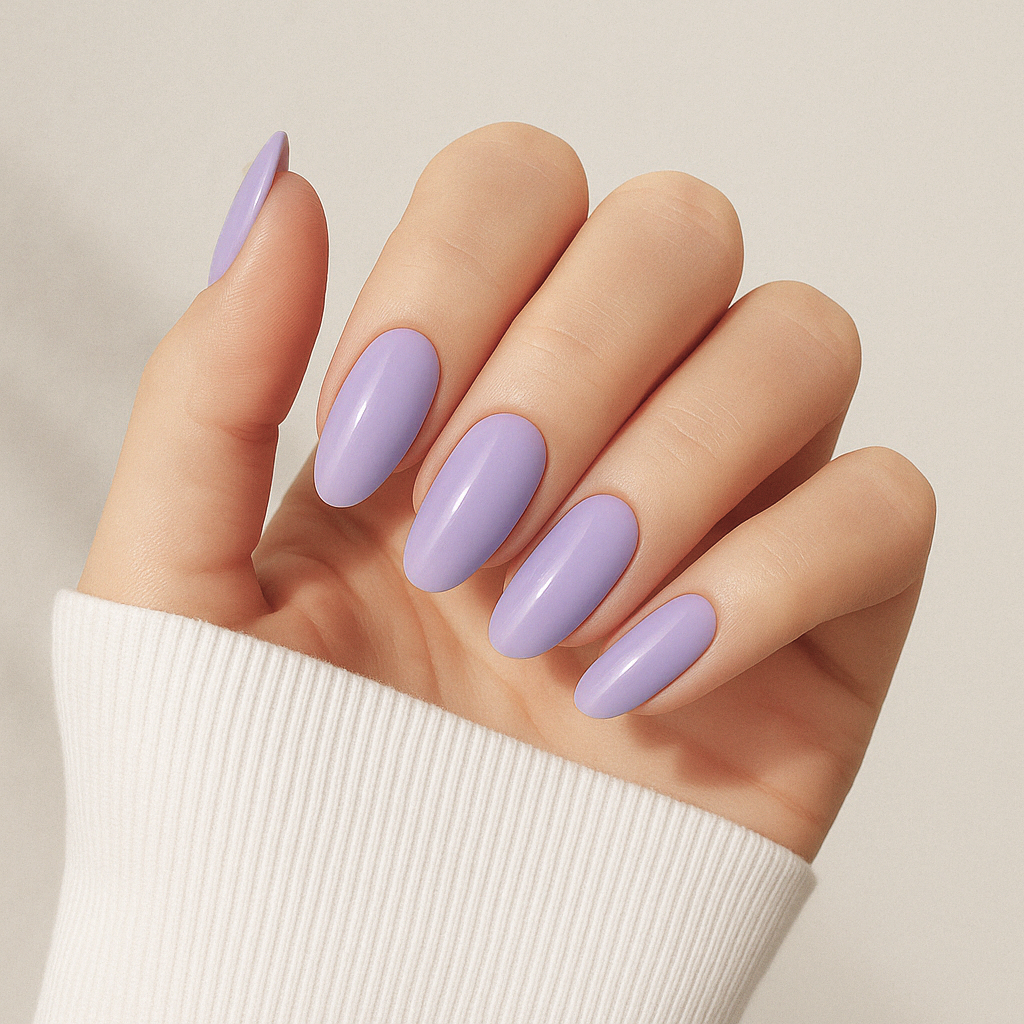 'Lavender' Gel Nail Stickers