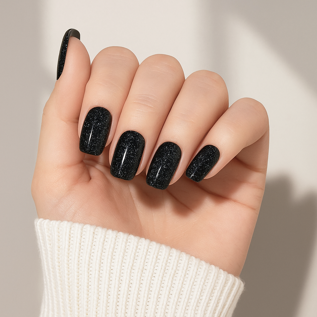 'Black out' Gel-Nagel-Sticker