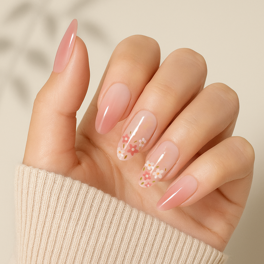 'Honey' Gel Nail Stickers