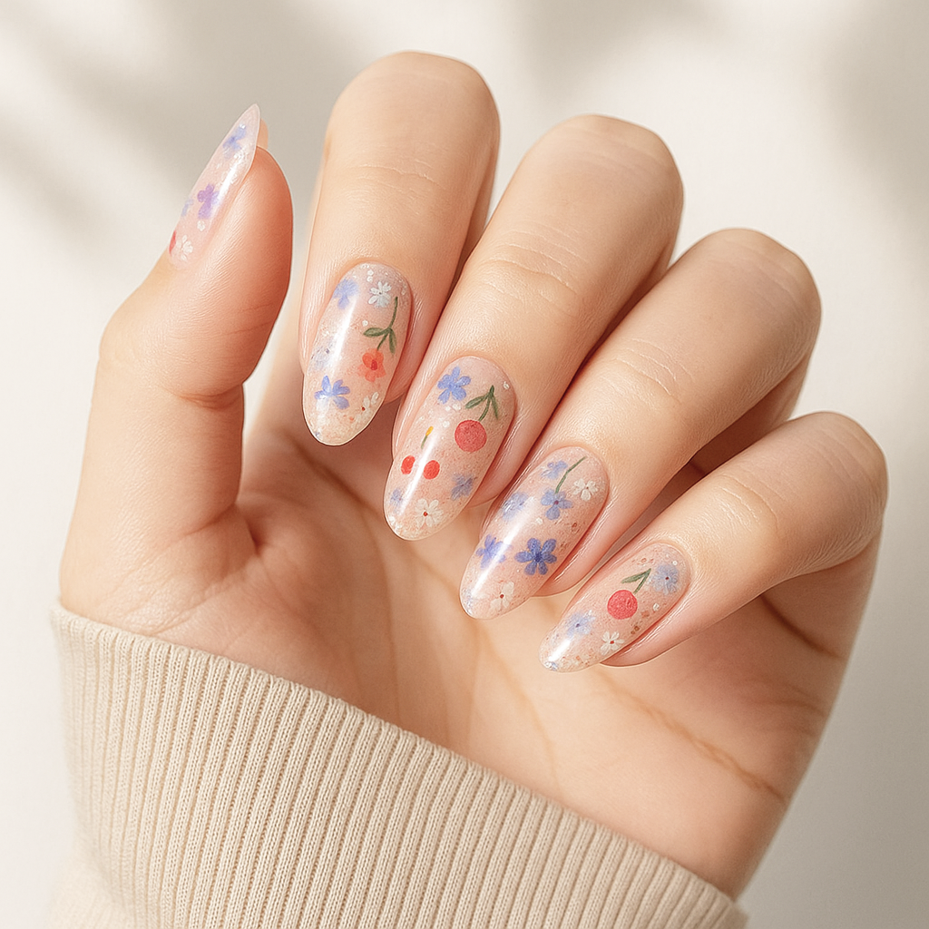 Gel-Nagelaufkleber „Blossom“