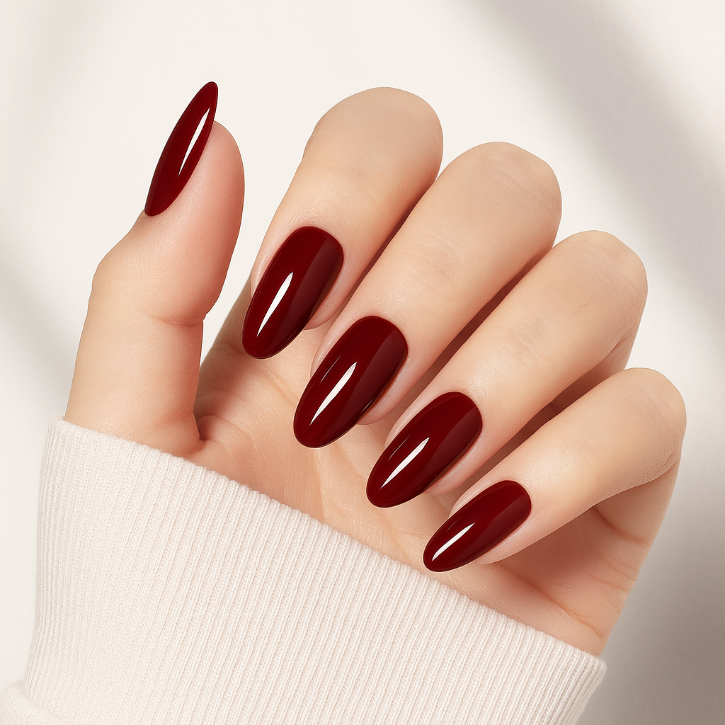 'Merlot' Gel Nail Stickers