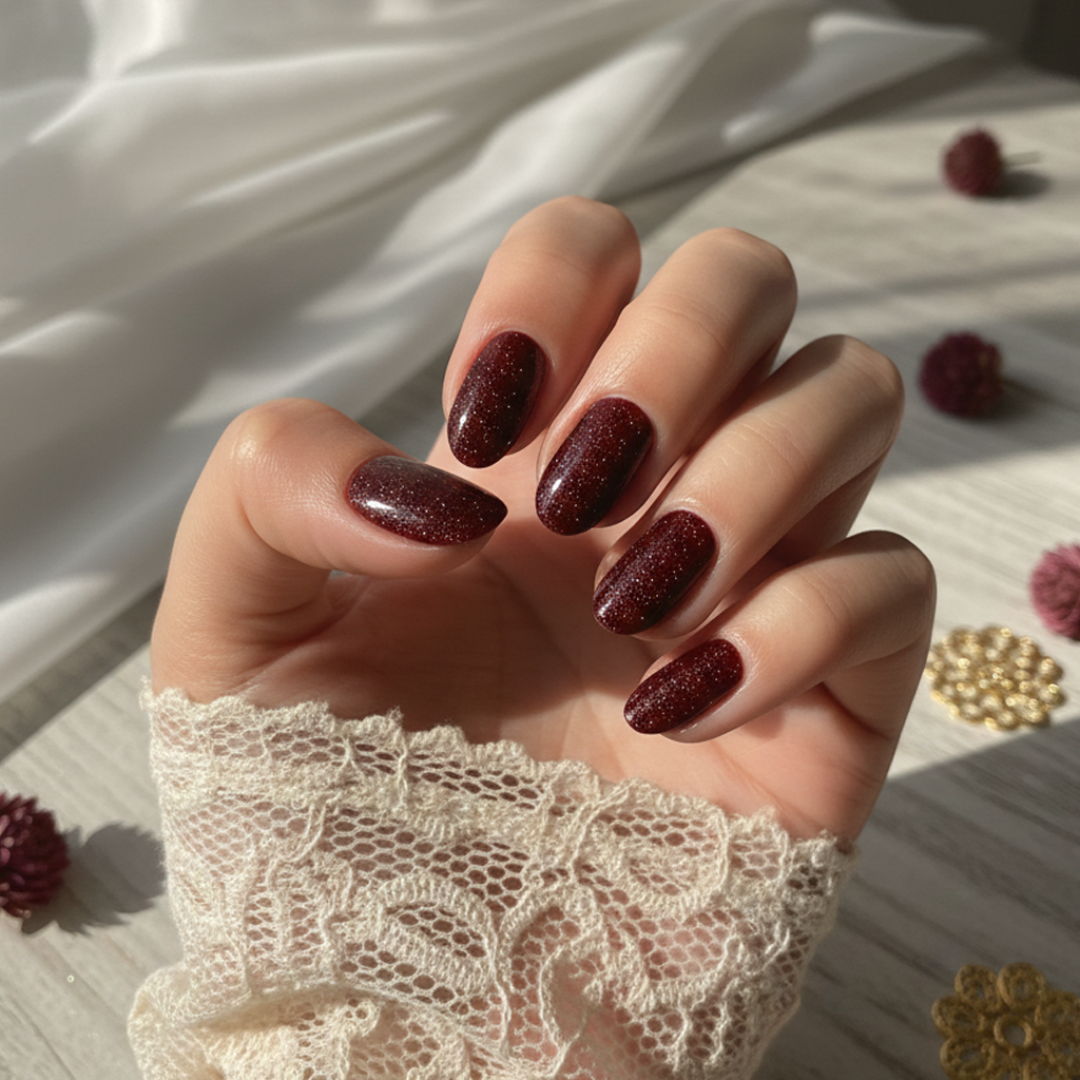 'Bronze' Gel Nail Stickers