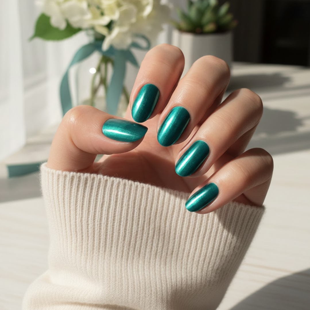 'Azure' Gel Nail Stickers