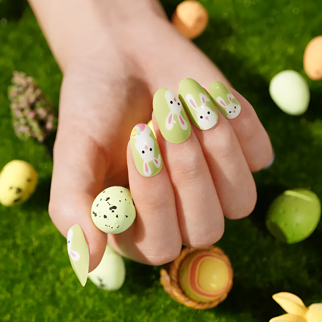 'Bunny' Gel Nail Stickers