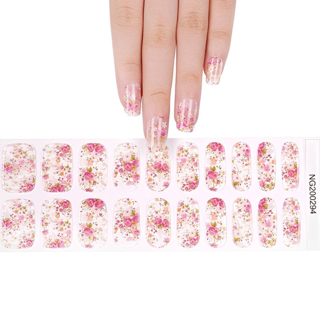 'Wild Flower' Gel-Nagel-Sticker