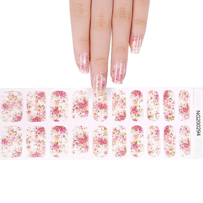 'Wild flower' Gel Nail Stickers