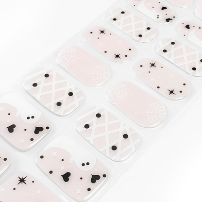 Pegatinas de gel para uñas 'BOO'