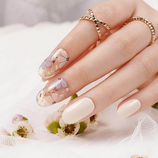 'Lily' Gel Nail Stickers