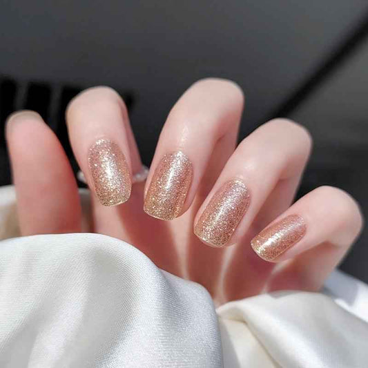 'Gold Rush' Gel Nail Stickers