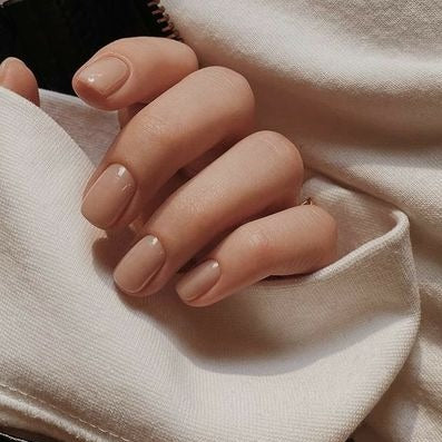 'Latte' Gel Nail Stickers