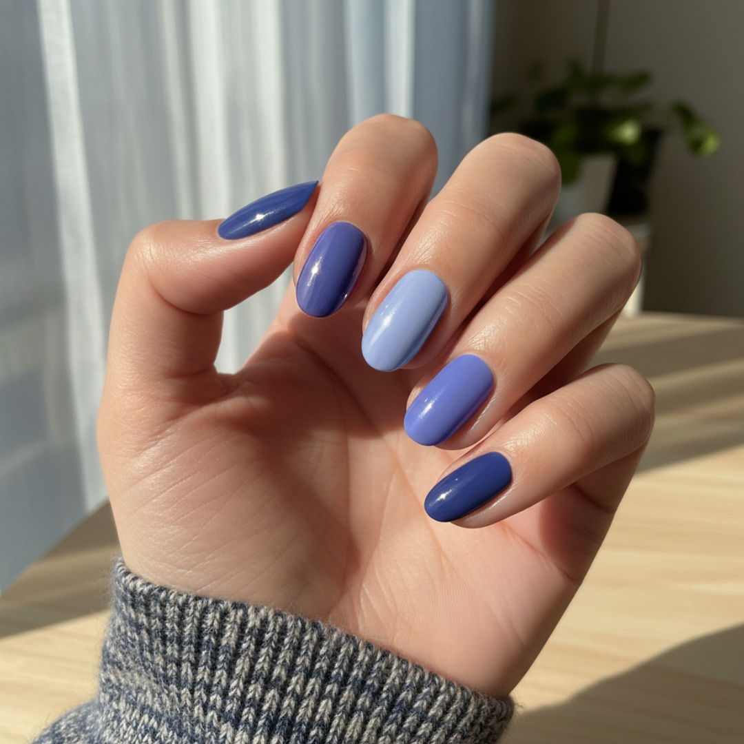 'Lagoon' Gel Nail Stickers