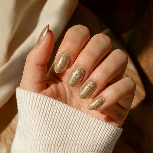 'Gold Rush' Gel Nail Stickers
