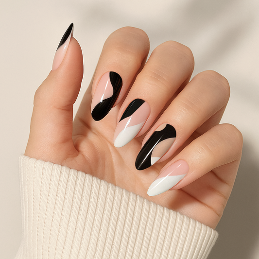 'Onyx' Gel Nail Stickers