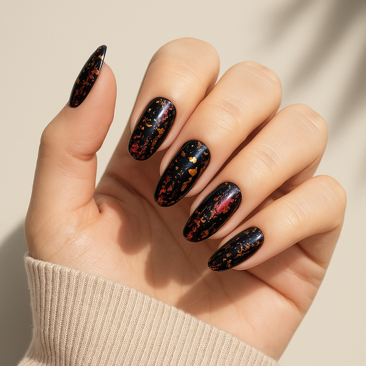 Pegatinas de gel para uñas 'Fiery'