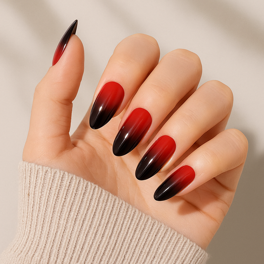 Pegatinas de gel para uñas con el mensaje 'Scream'