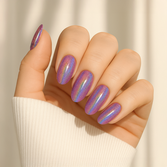 'Amethyst' Gel Nail Stickers