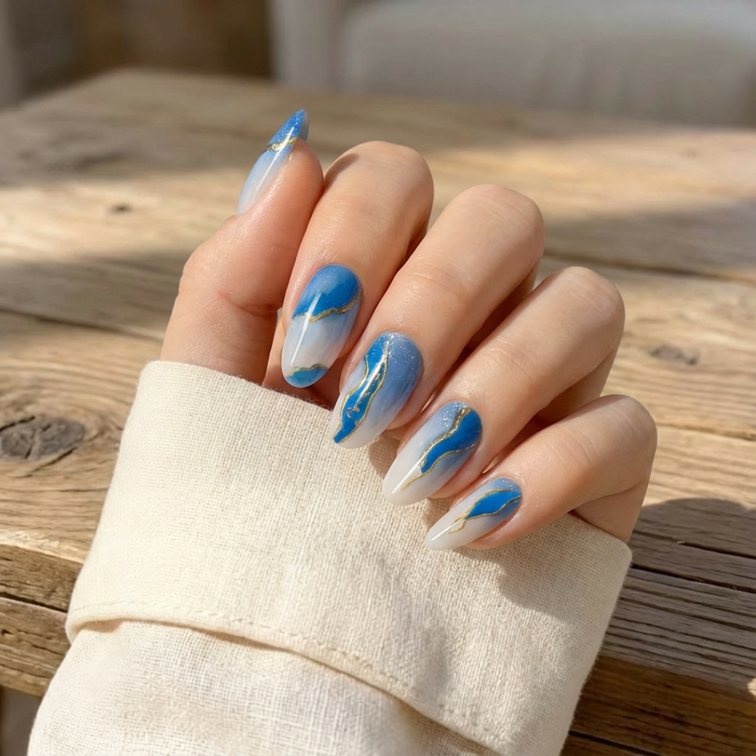 Pegatinas de gel para uñas con el mensaje 'Sailor'