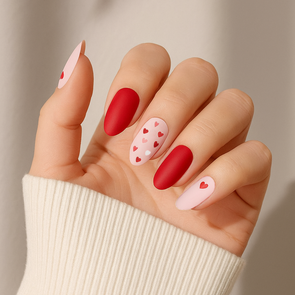 'First love' Gel Nail Stickers