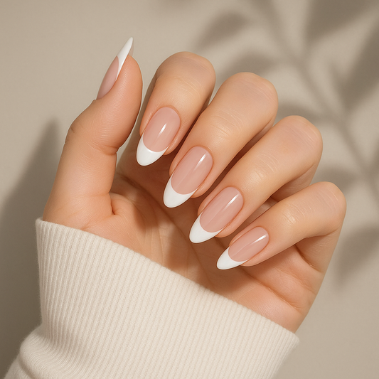 'Classic french' Gel Nail Stickers