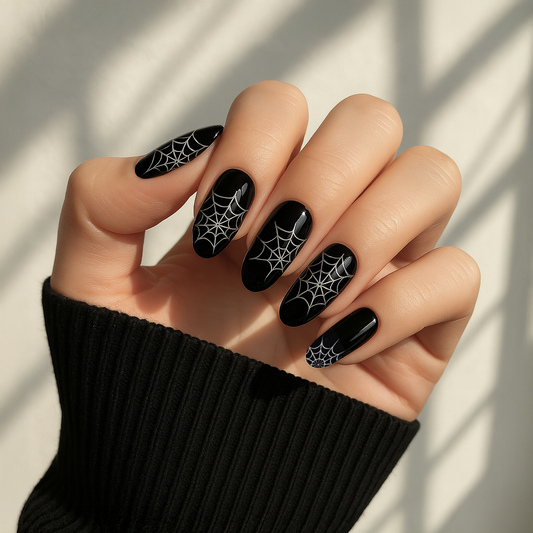 'Midnight' (GLOW IN THE DARK) Gel Nail Stickers