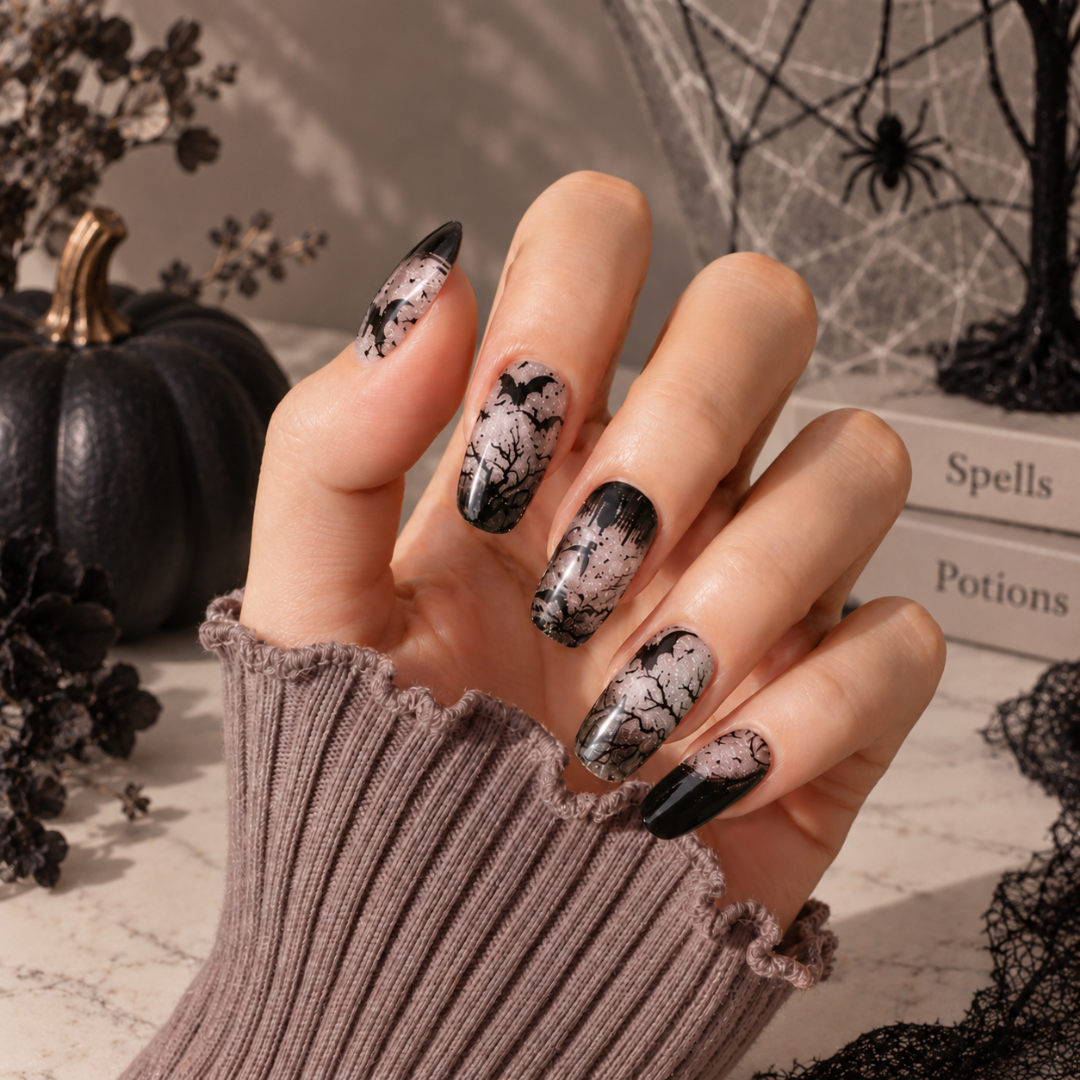 'Shadow' Gel Nail Stickers