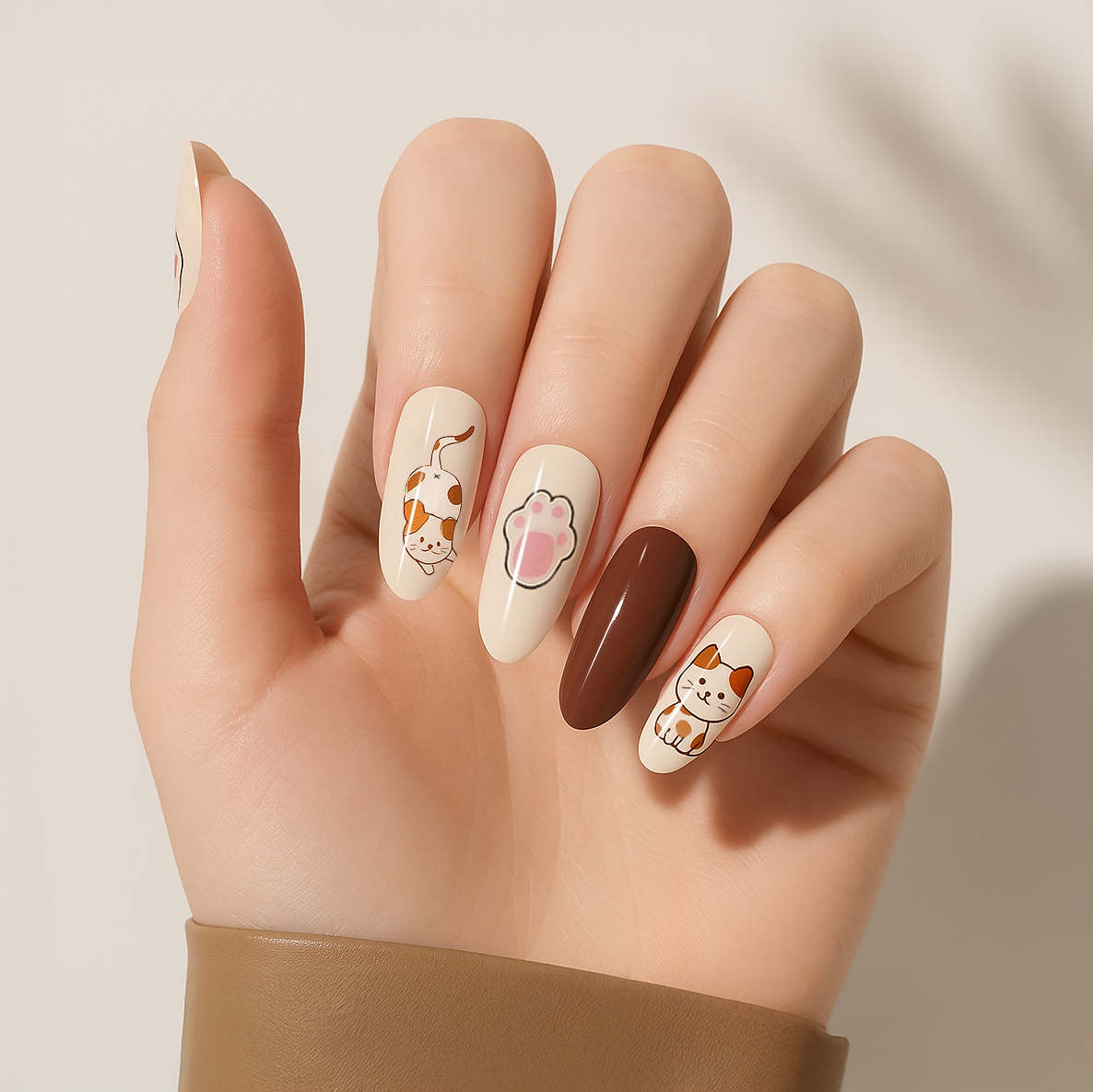Pegatinas de gel para uñas 'Sweetheart'