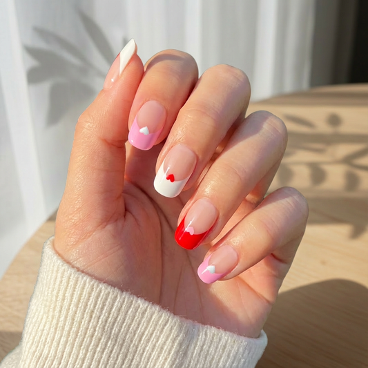 'Kisses' Gel Nail Stickers