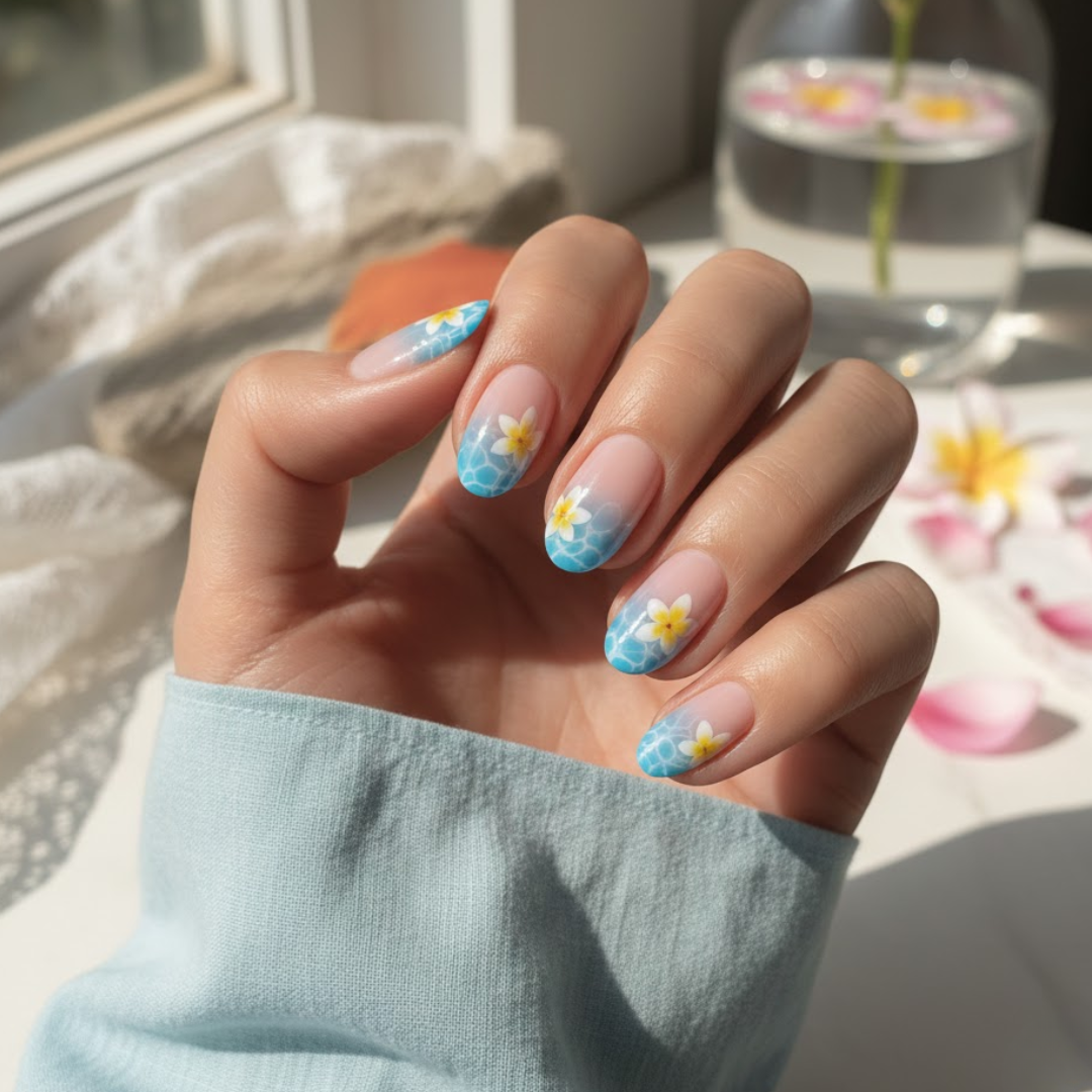 'Paradise' Gel Nail Stickers