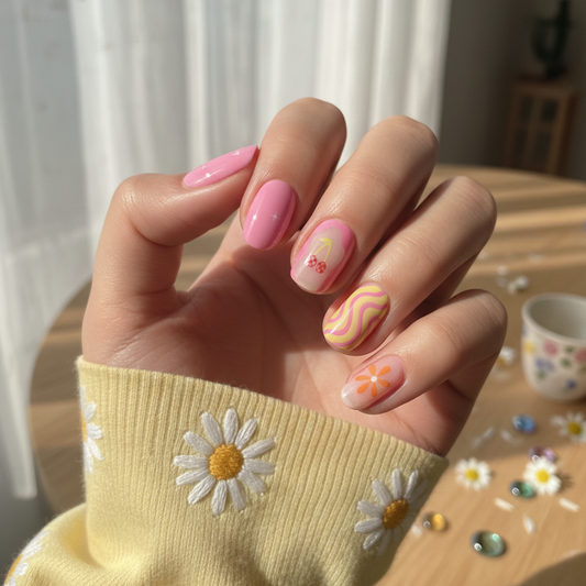 'Tropic' Gel Nail Stickers