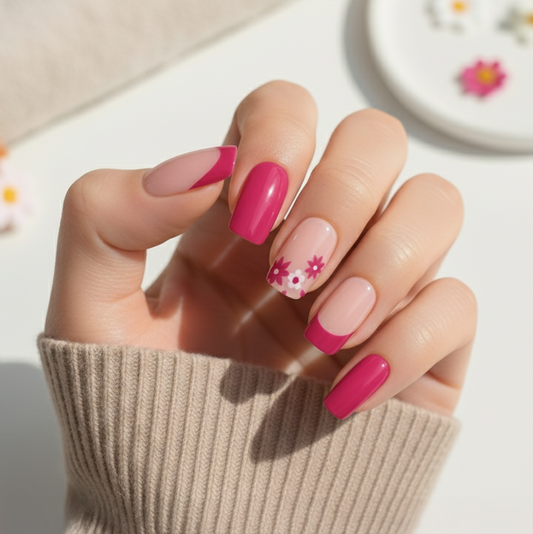 'Peony' Gel Nail Stickers