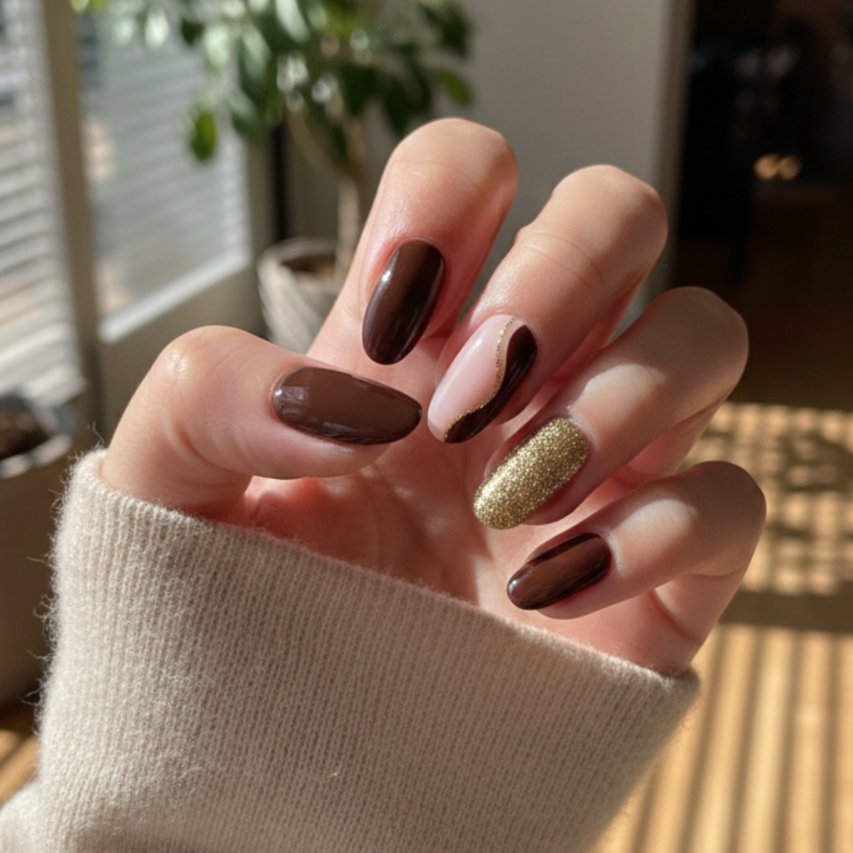 'Truffle' Gel Nail Stickers