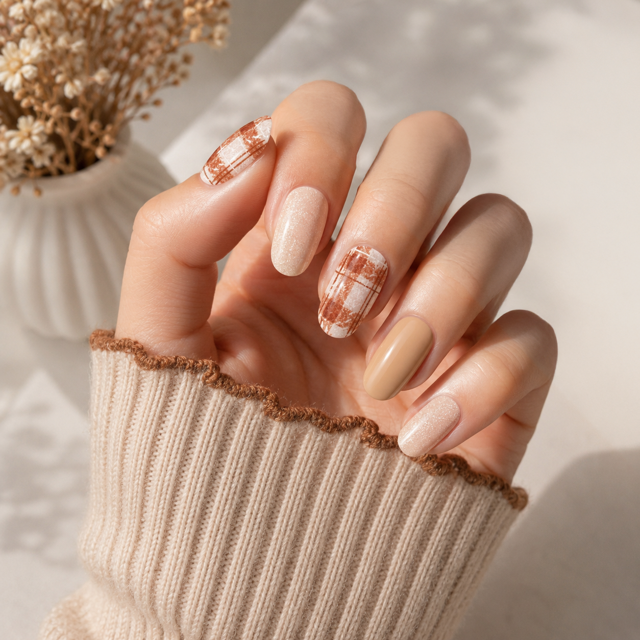 'Cottage' Gel Nail Stickers