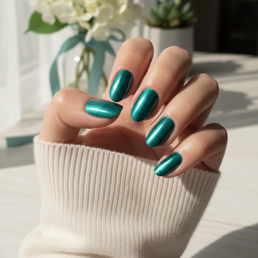 'Azure' Gel Nail Stickers