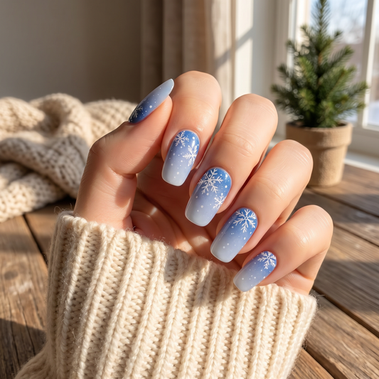 'Winter' Gel Nail Stickers