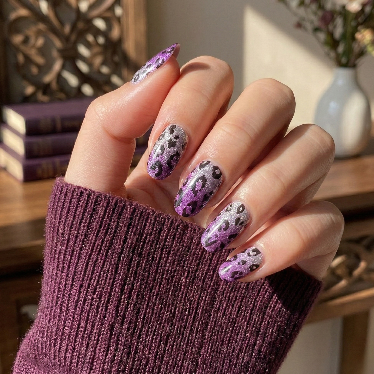 'Grape Soda' Gel Nail Stickers