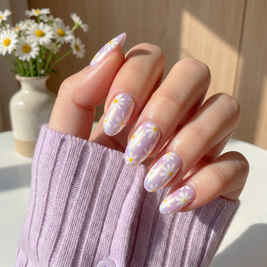 'Daisy' Gel Nail Stickers