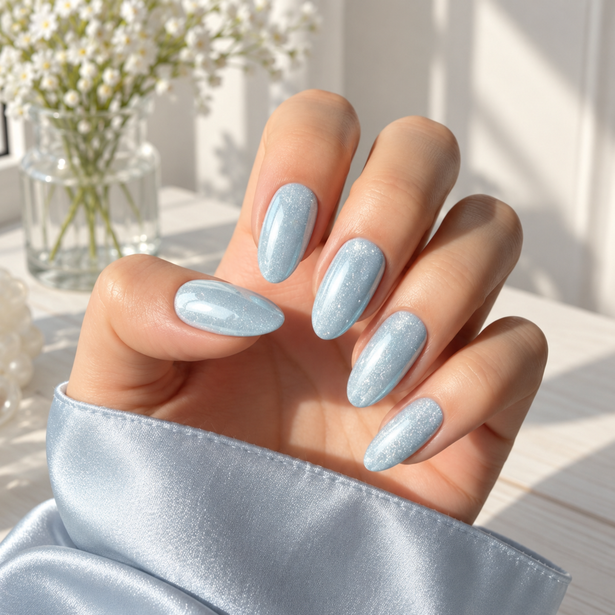 'Ocean Pearl' Gel Nail Stickers