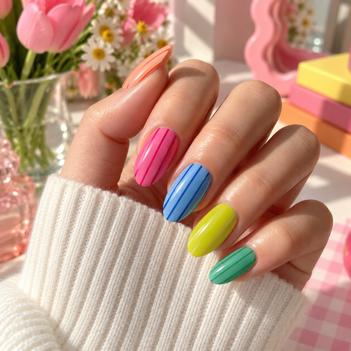 'Jolly' Gel Nail Stickers