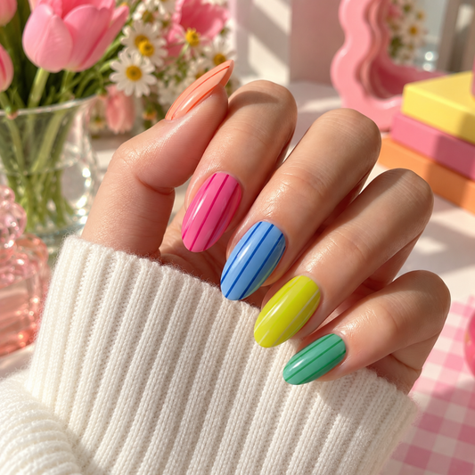 'Jolly' Gel Nail Stickers