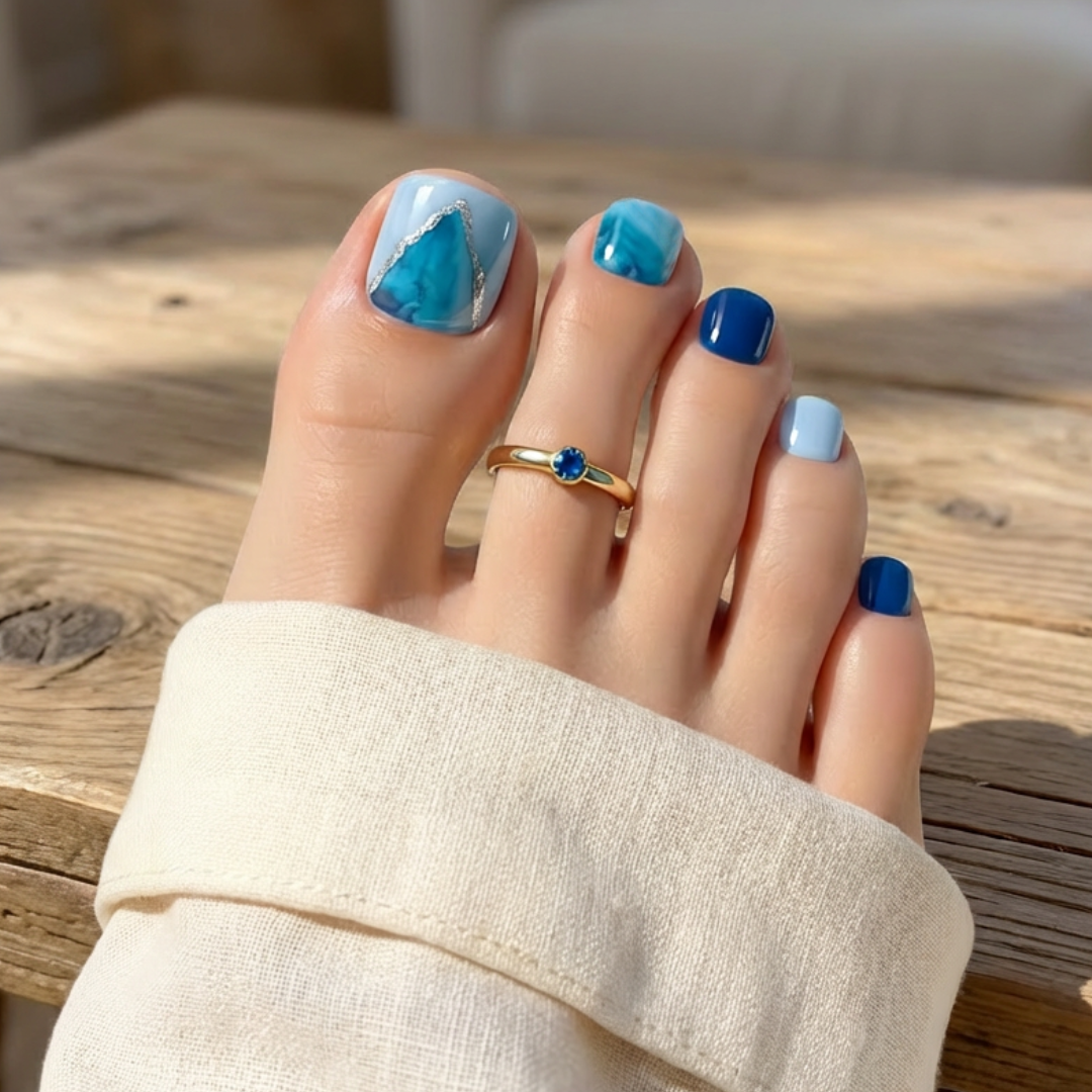 'Sailor' Gel Stickers (PEDICURE)