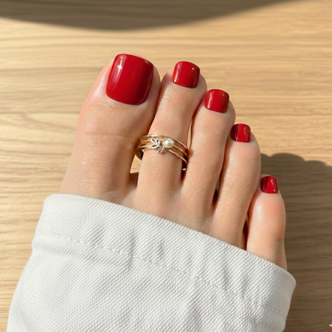 'Cherry' Gel Stickers (PEDICURE)