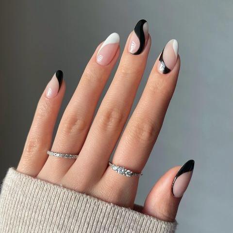 'Onyx' Gel Nail Stickers