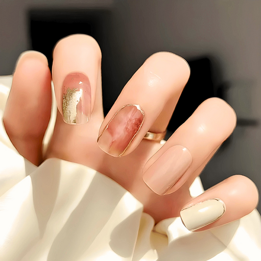 'Gold Truffle' Gel-Nagel-Sticker