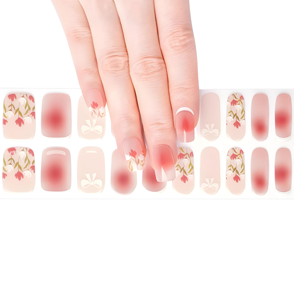 Pegatinas de gel para uñas con diseño de hadas