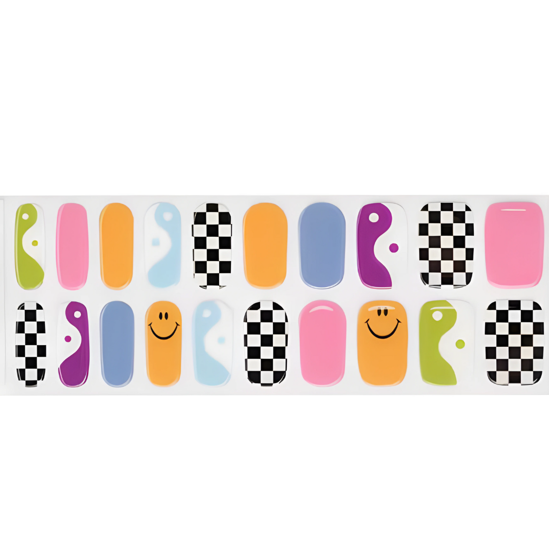 'All Smiles' Gel Nail Stickers